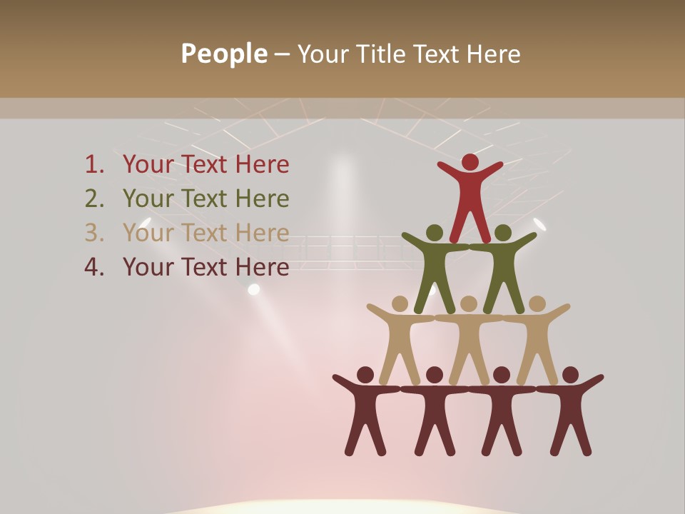 Beam Show Design PowerPoint Template