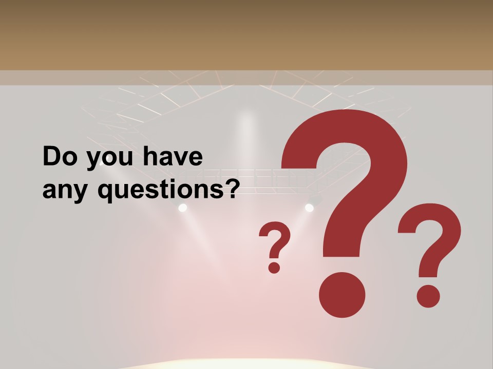 Beam Show Design PowerPoint Template