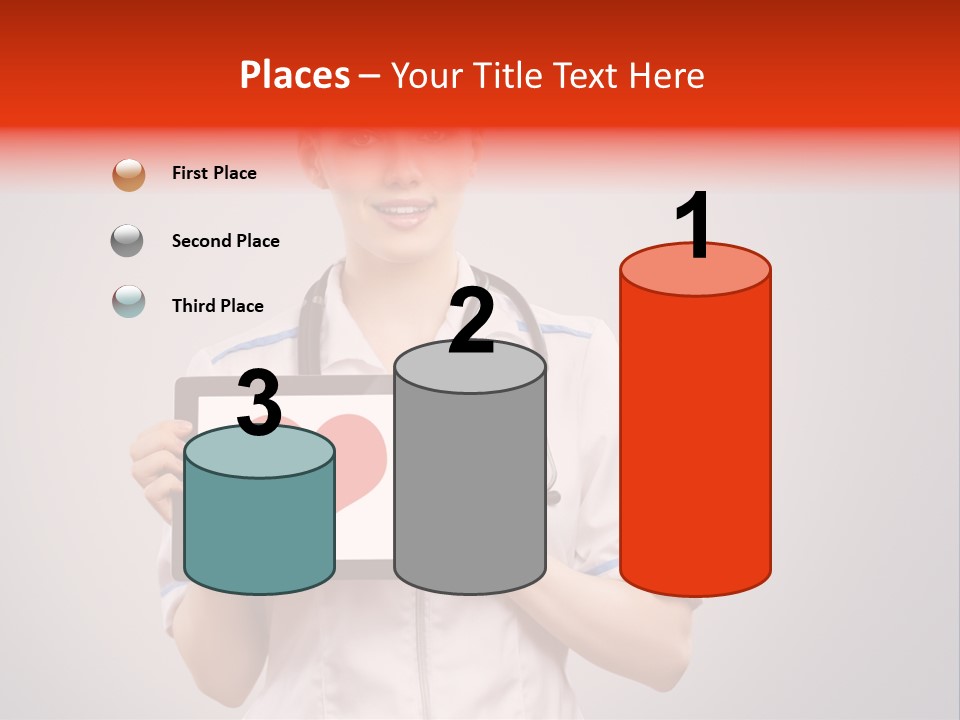Healthcare Consultant Smiling PowerPoint Template
