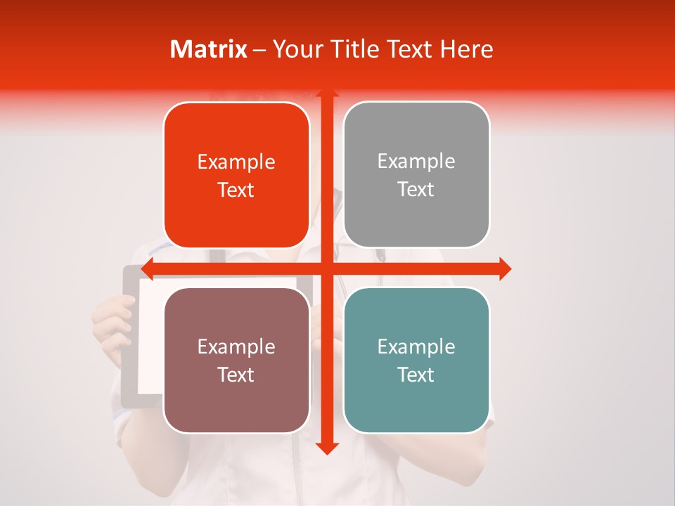 Healthcare Consultant Smiling PowerPoint Template