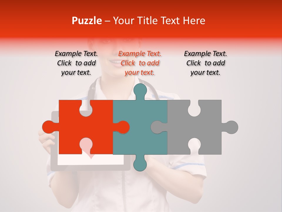 Healthcare Consultant Smiling PowerPoint Template