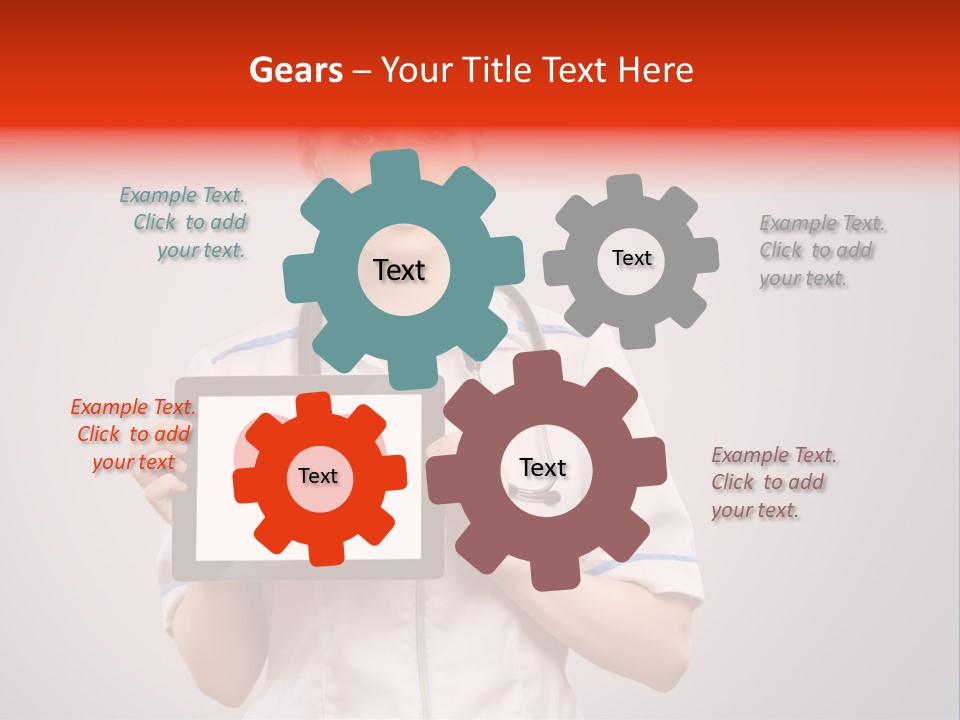 Healthcare Consultant Smiling PowerPoint Template