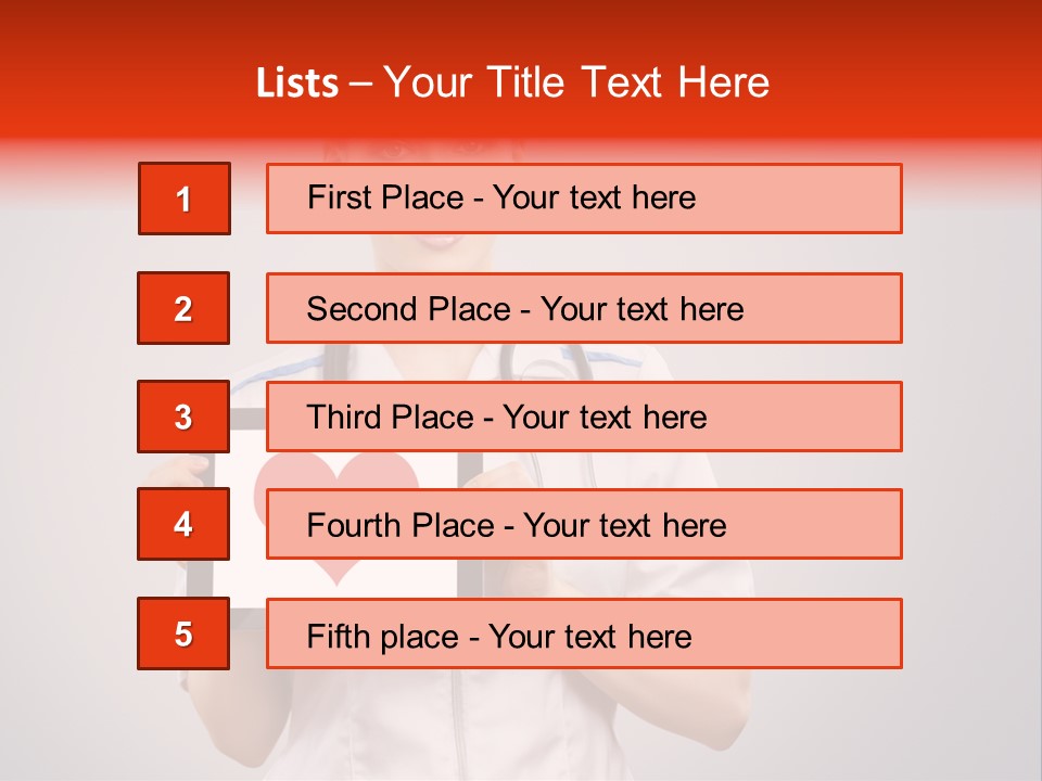 Healthcare Consultant Smiling PowerPoint Template
