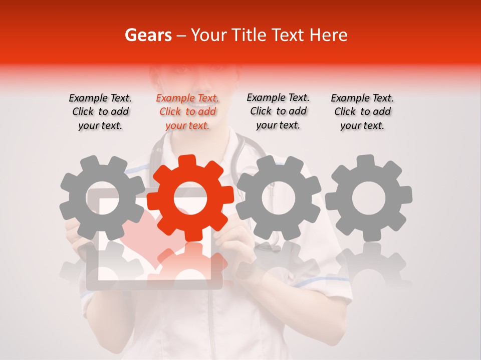 Healthcare Consultant Smiling PowerPoint Template