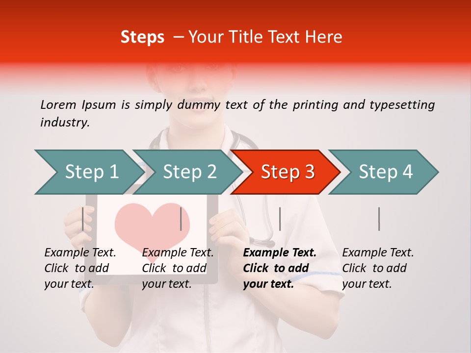 Healthcare Consultant Smiling PowerPoint Template