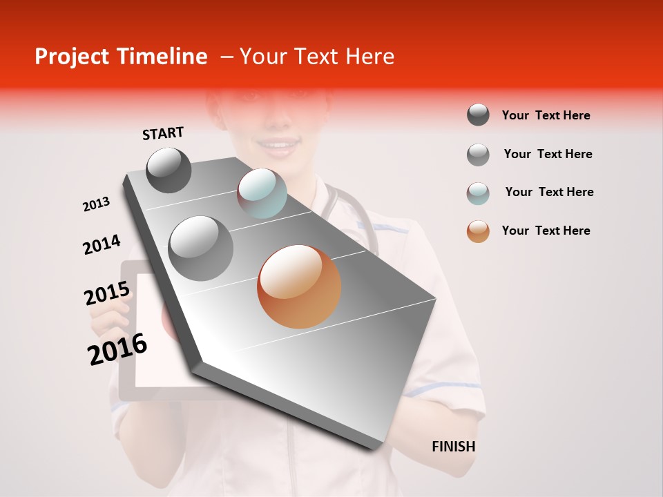 Healthcare Consultant Smiling PowerPoint Template