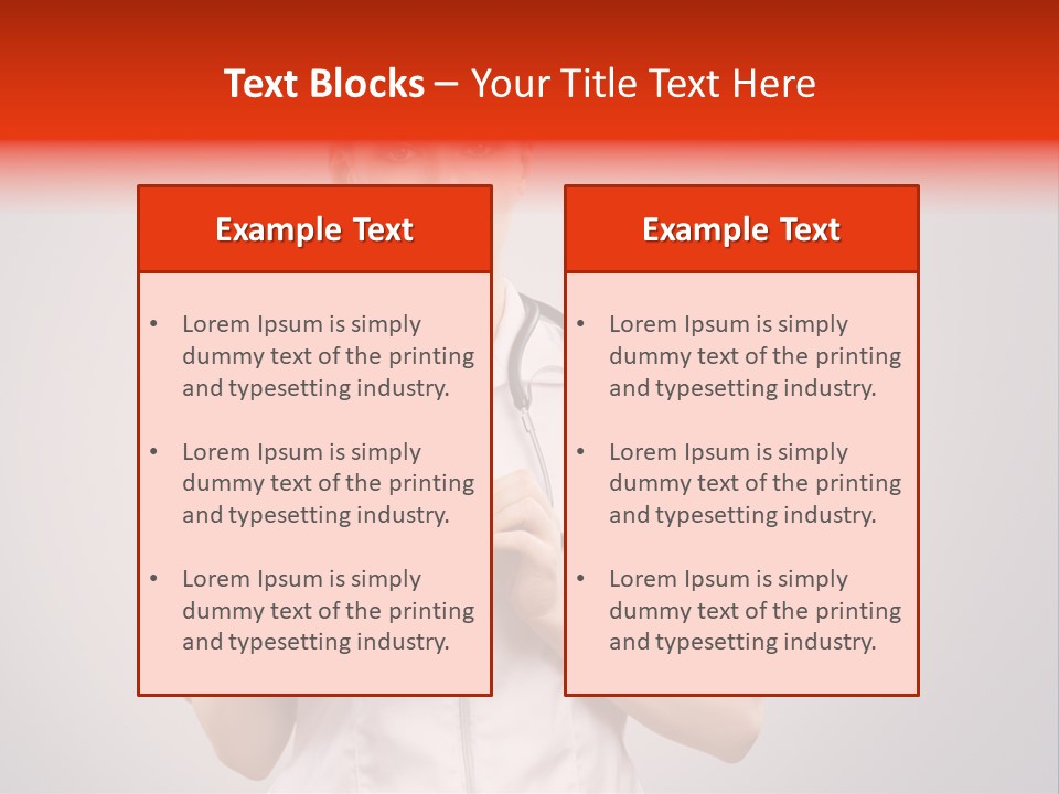 Healthcare Consultant Smiling PowerPoint Template