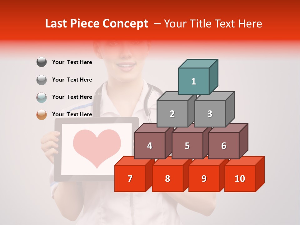 Healthcare Consultant Smiling PowerPoint Template