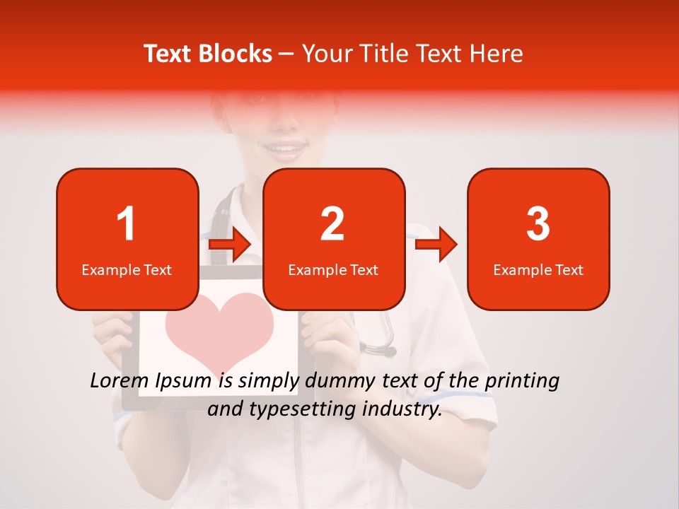 Healthcare Consultant Smiling PowerPoint Template