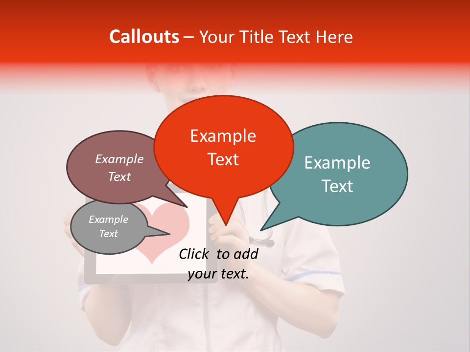 Healthcare Consultant Smiling PowerPoint Template