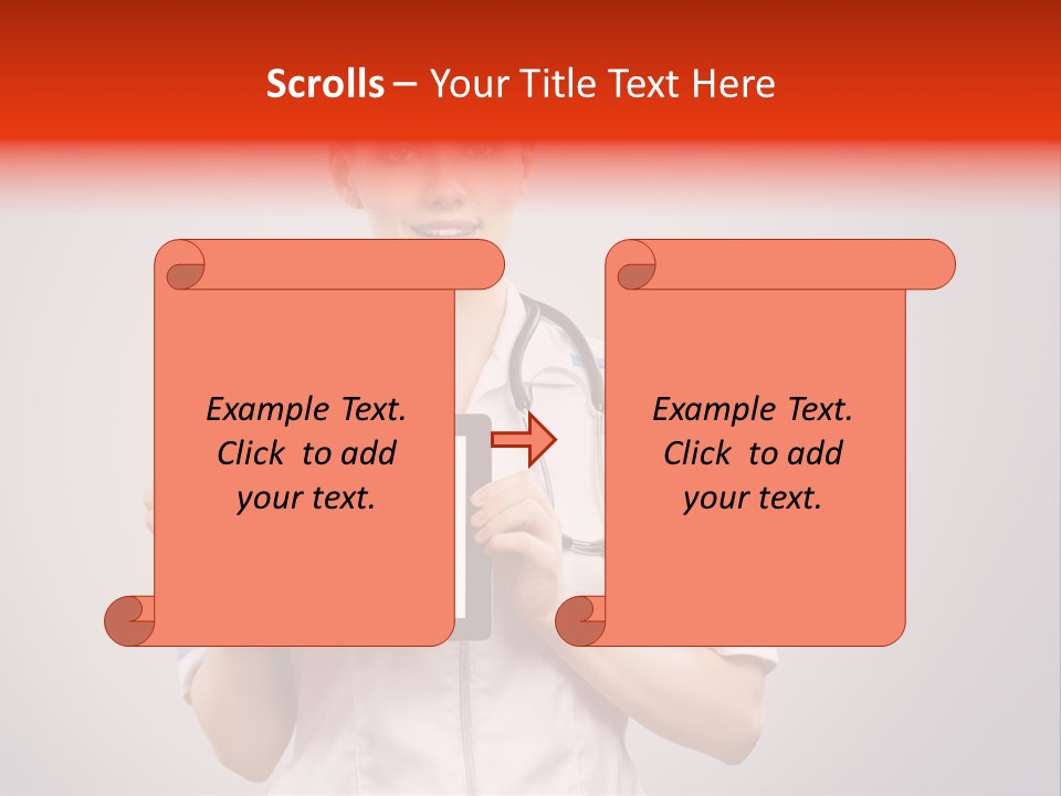 Healthcare Consultant Smiling PowerPoint Template