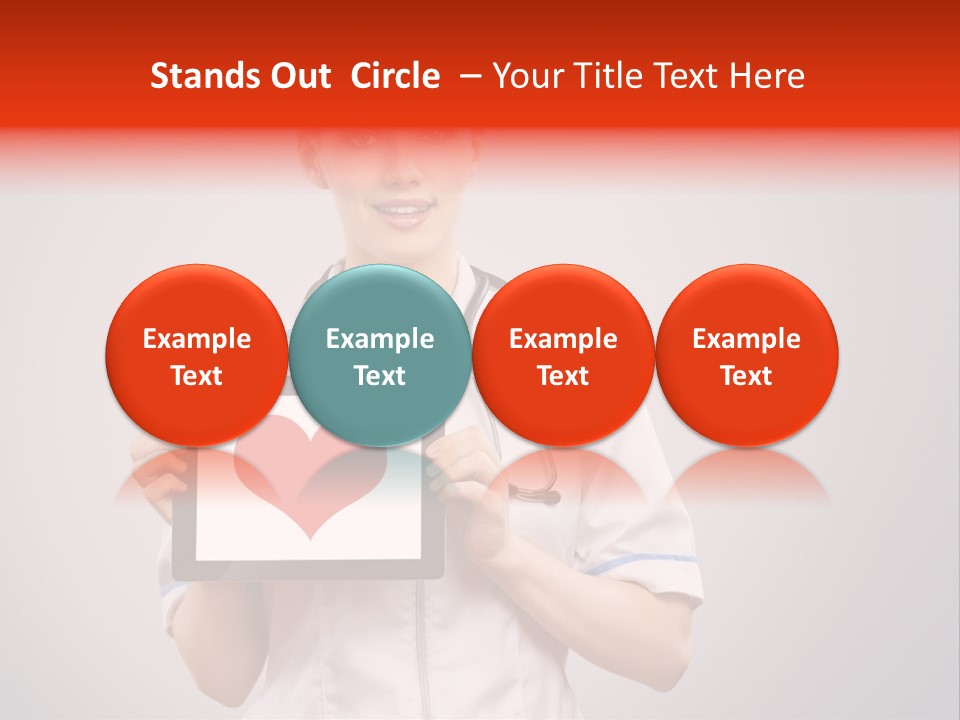 Healthcare Consultant Smiling PowerPoint Template