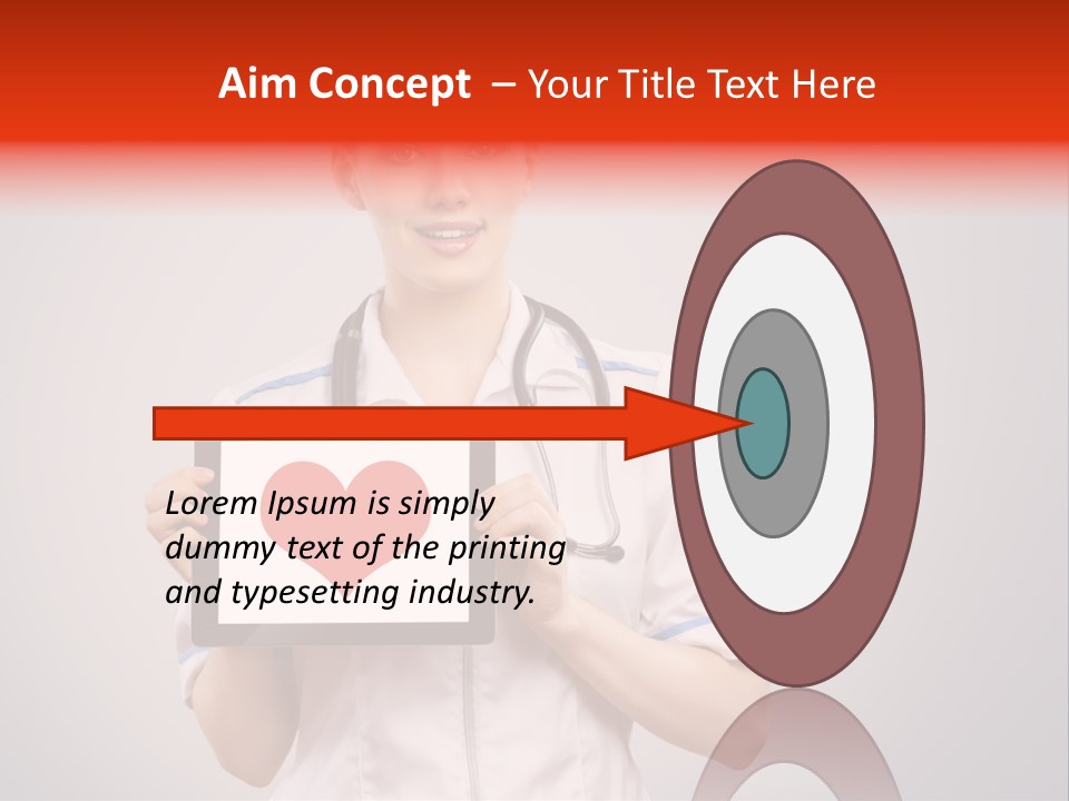 Healthcare Consultant Smiling PowerPoint Template
