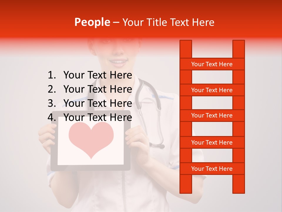 Healthcare Consultant Smiling PowerPoint Template