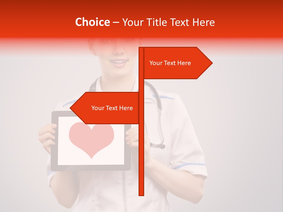 Healthcare Consultant Smiling PowerPoint Template