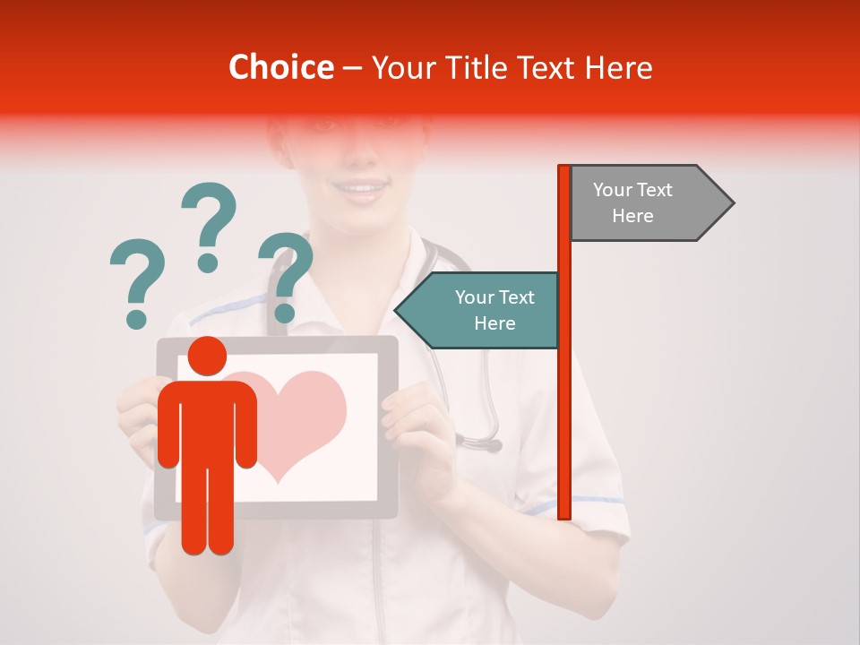 Healthcare Consultant Smiling PowerPoint Template