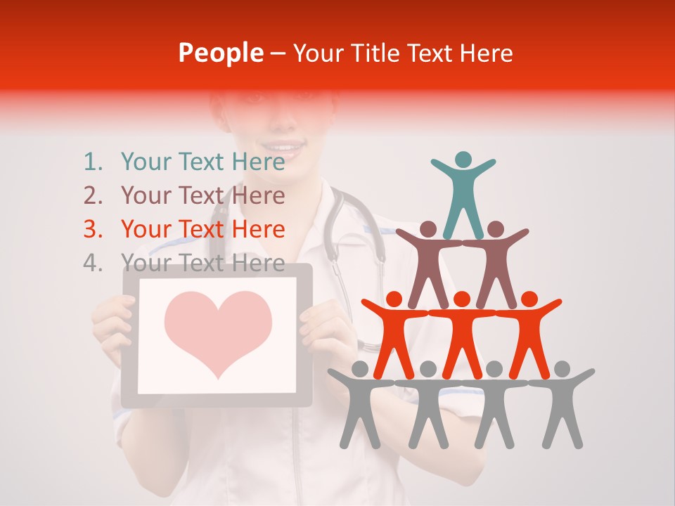 Healthcare Consultant Smiling PowerPoint Template