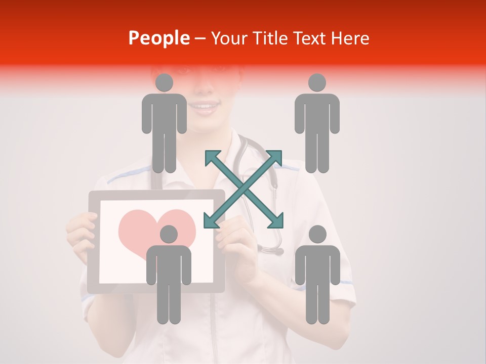 Healthcare Consultant Smiling PowerPoint Template