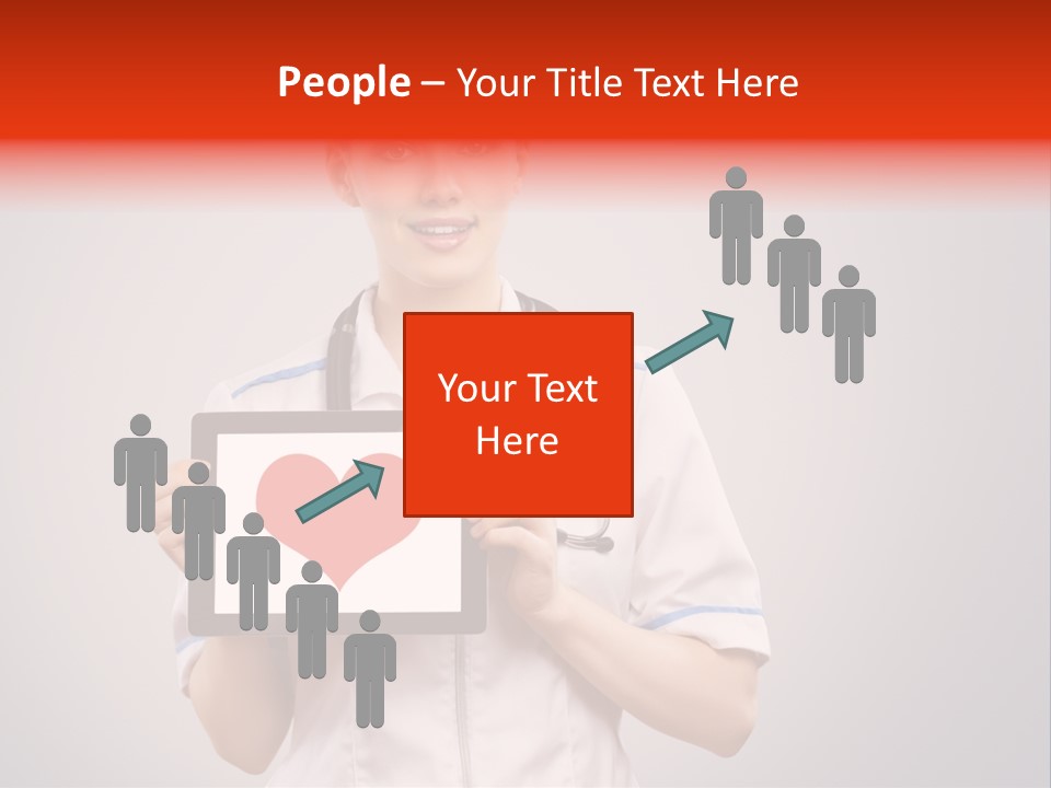 Healthcare Consultant Smiling PowerPoint Template