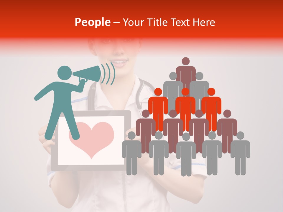 Healthcare Consultant Smiling PowerPoint Template