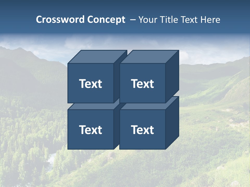 Outlook Russia Woodlands PowerPoint Template