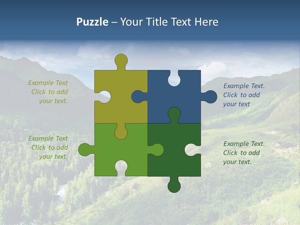 Outlook Russia Woodlands PowerPoint Template