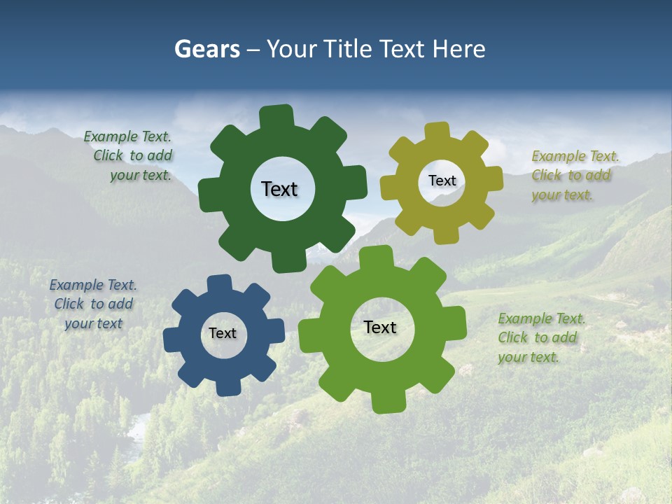 Outlook Russia Woodlands PowerPoint Template