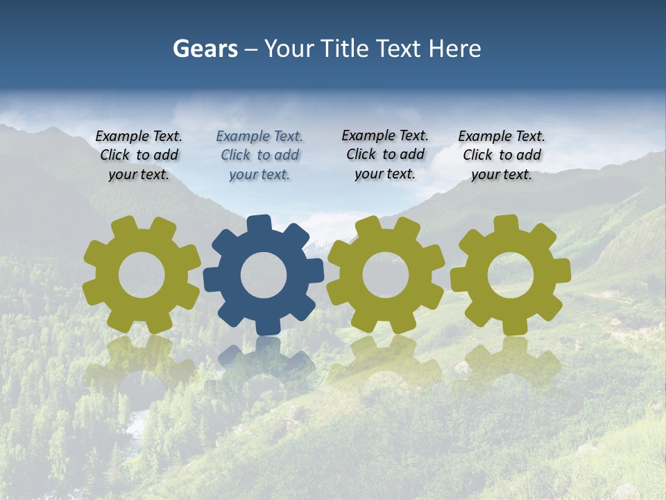 Outlook Russia Woodlands PowerPoint Template
