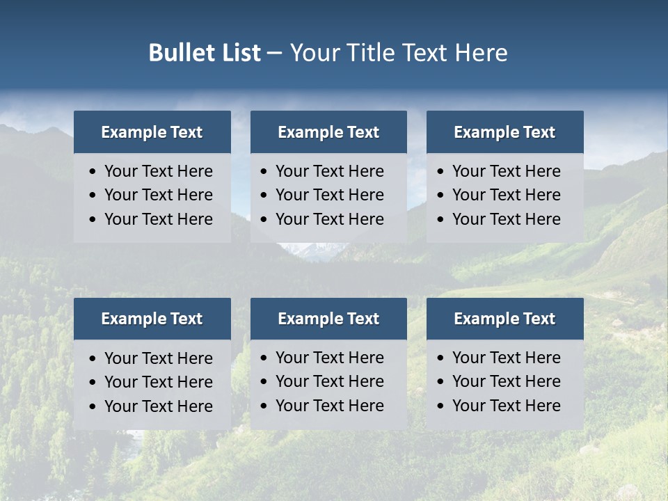 Outlook Russia Woodlands PowerPoint Template