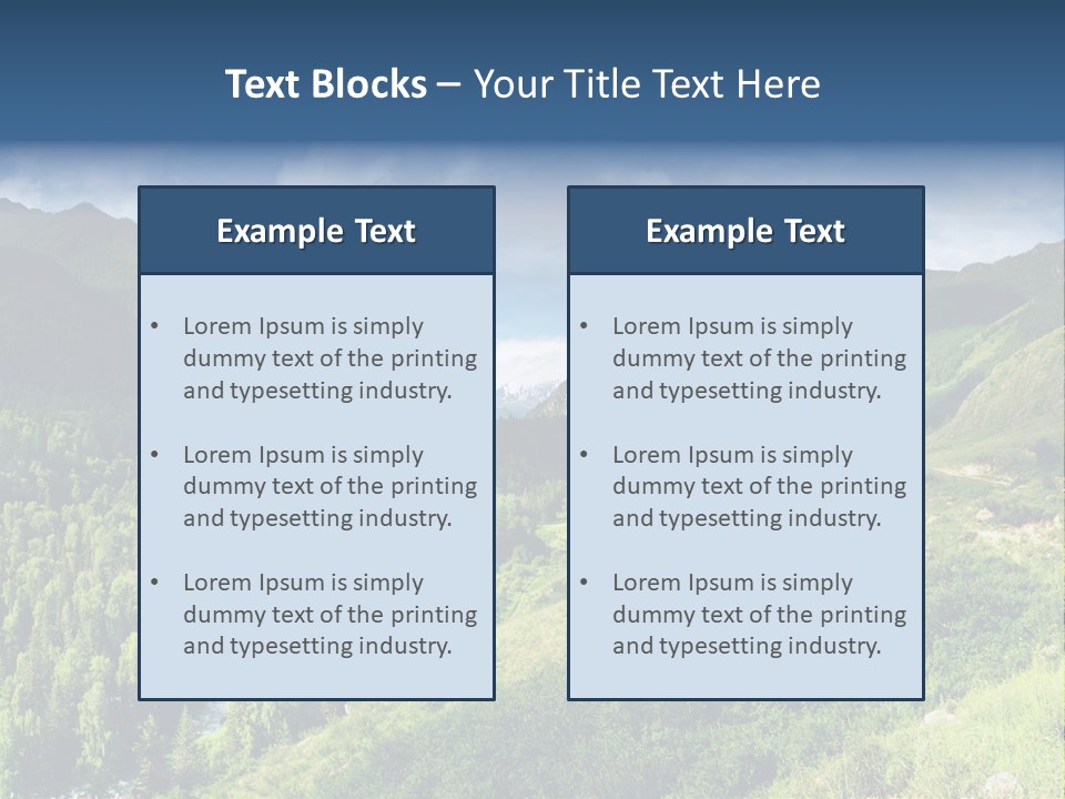 Outlook Russia Woodlands PowerPoint Template
