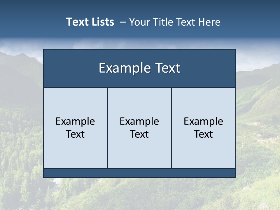 Outlook Russia Woodlands PowerPoint Template