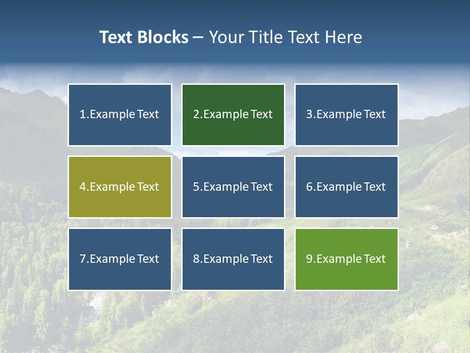 Outlook Russia Woodlands PowerPoint Template