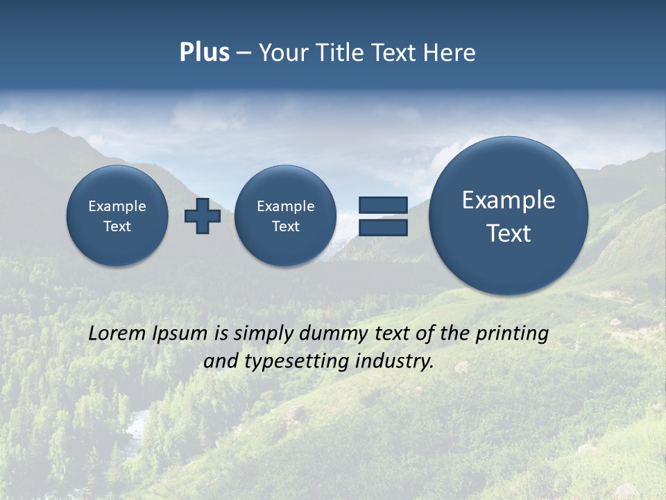 Outlook Russia Woodlands PowerPoint Template
