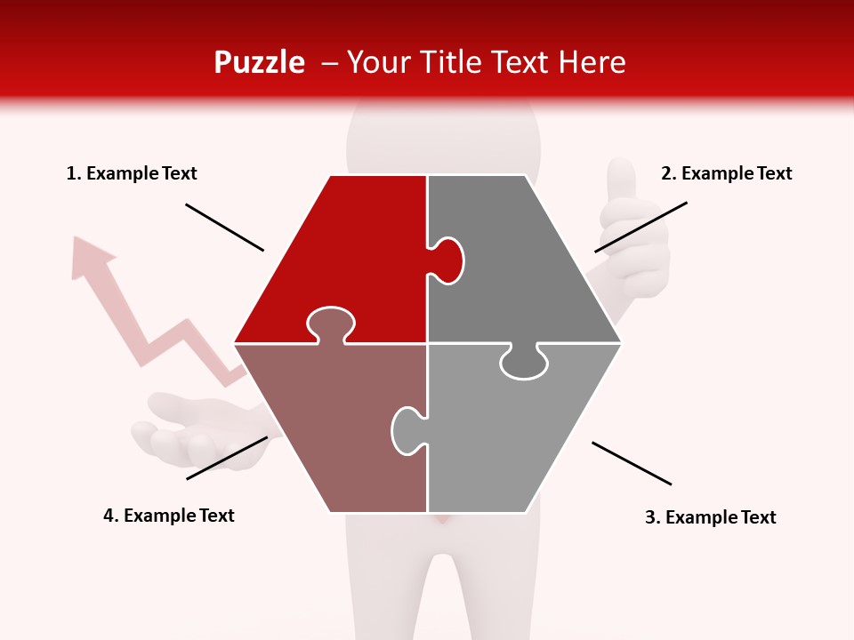 Statistic Arrow Profit PowerPoint Template