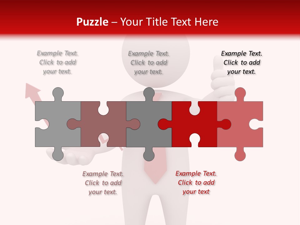 Statistic Arrow Profit PowerPoint Template