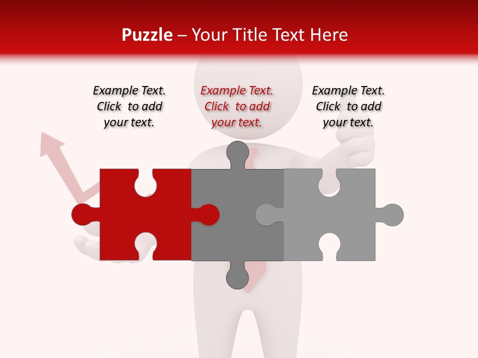 Statistic Arrow Profit PowerPoint Template