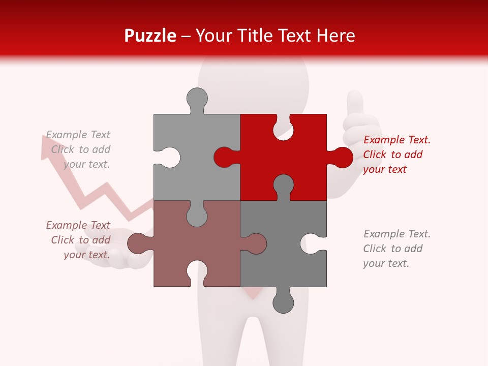 Statistic Arrow Profit PowerPoint Template