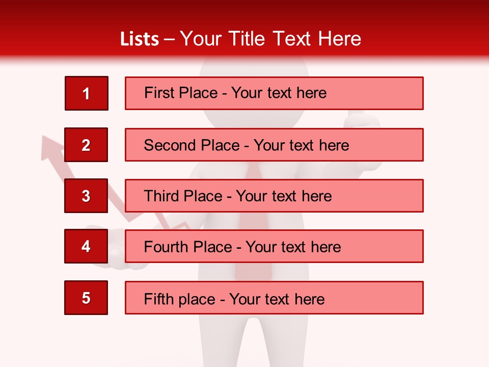 Statistic Arrow Profit PowerPoint Template