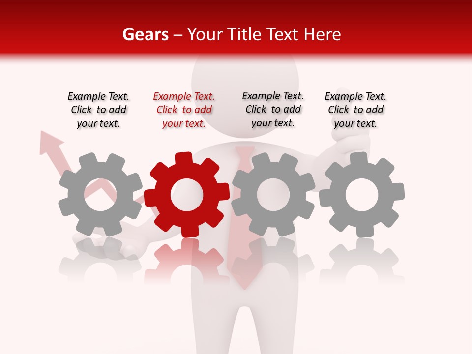 Statistic Arrow Profit PowerPoint Template