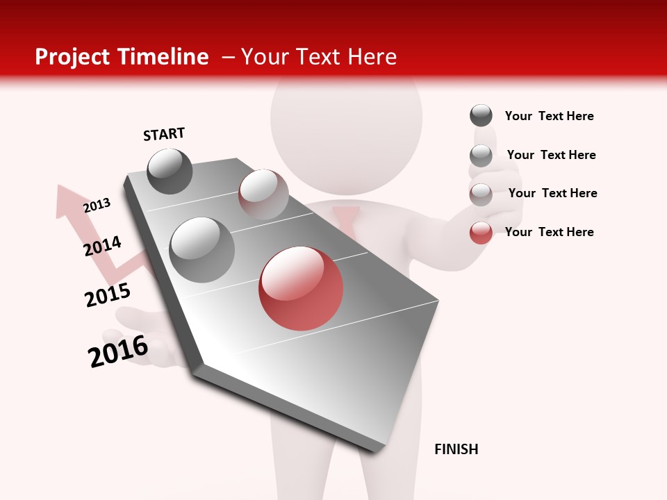 Statistic Arrow Profit PowerPoint Template