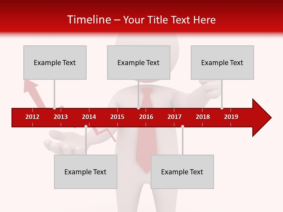 Statistic Arrow Profit PowerPoint Template