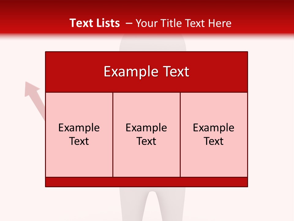 Statistic Arrow Profit PowerPoint Template