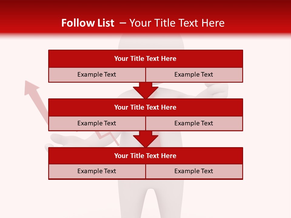 Statistic Arrow Profit PowerPoint Template