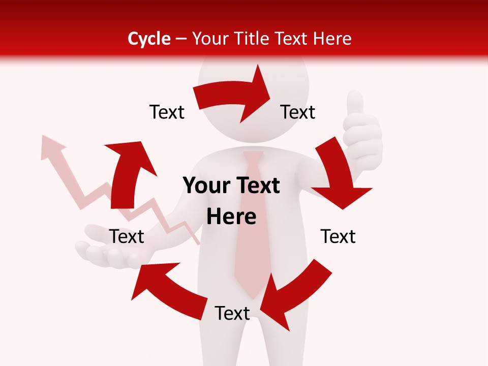 Statistic Arrow Profit PowerPoint Template