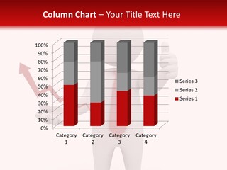 Statistic Arrow Profit PowerPoint Template