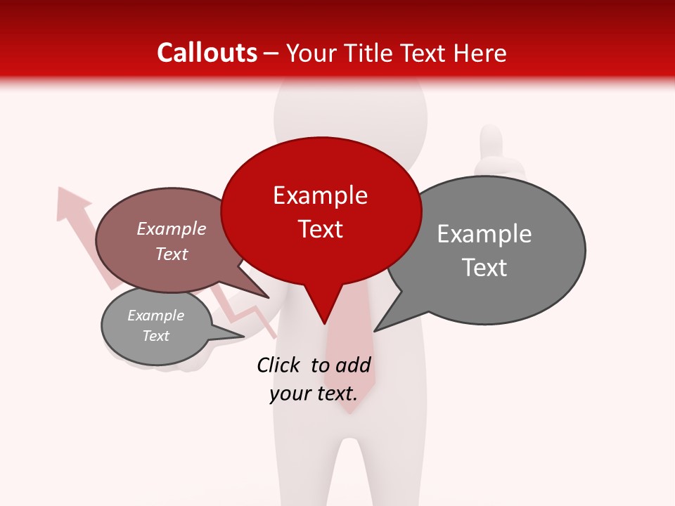 Statistic Arrow Profit PowerPoint Template