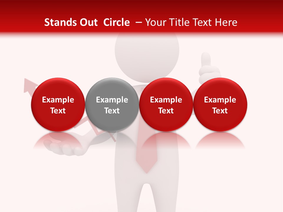 Statistic Arrow Profit PowerPoint Template