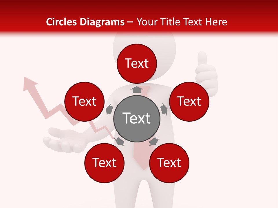 Statistic Arrow Profit PowerPoint Template