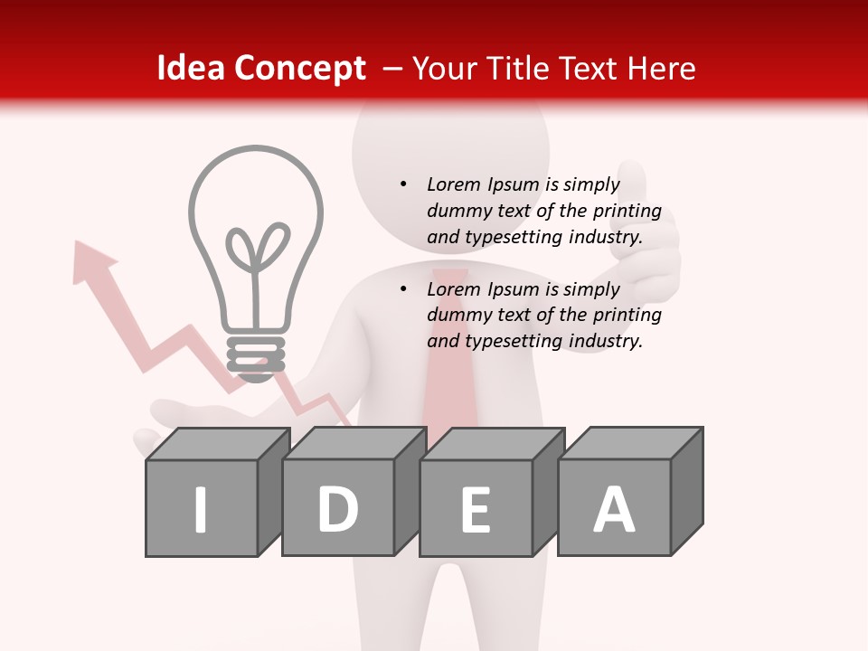 Statistic Arrow Profit PowerPoint Template