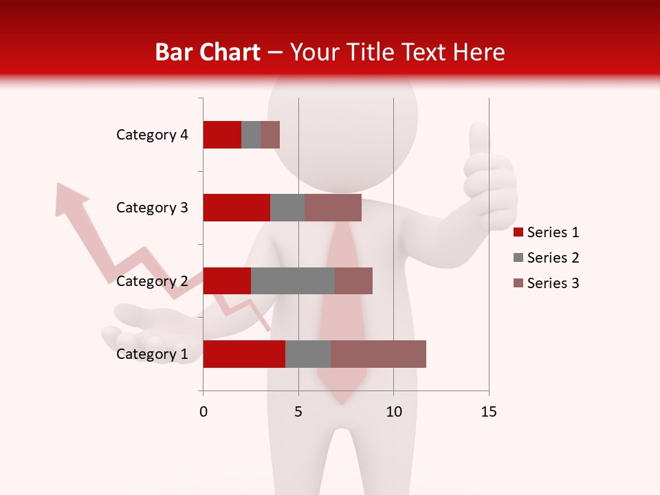Statistic Arrow Profit PowerPoint Template